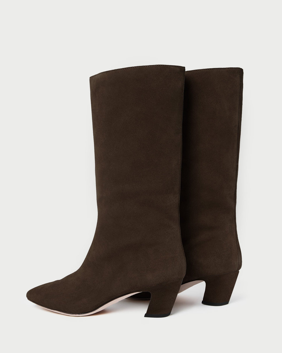 Loeffler Randall Everyday - Cleo Brown Suede Mid-Calf Boot