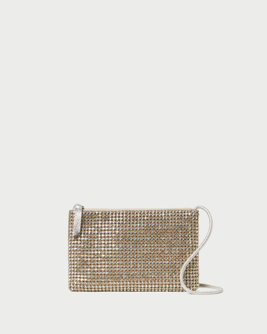 Loeffler Randall Popular - Yasmine Gold Diamanté Crossbody