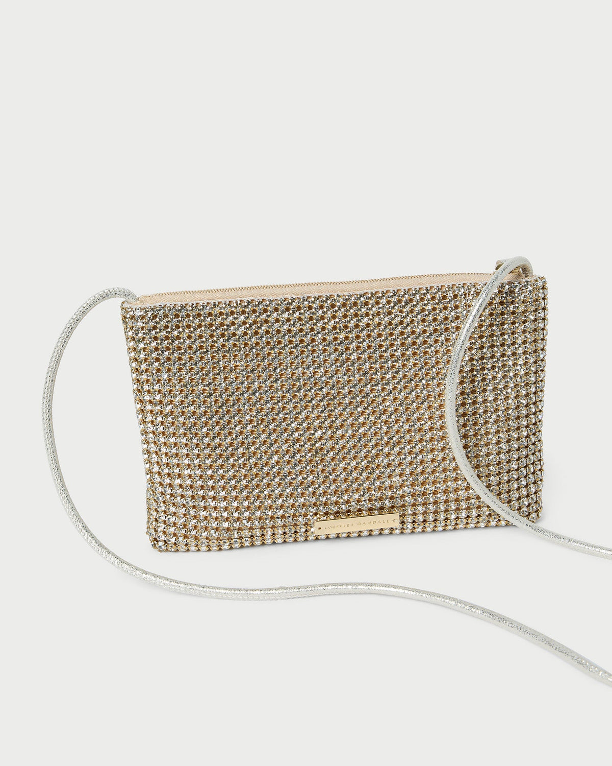 Loeffler Randall Popular - Yasmine Gold Diamanté Crossbody