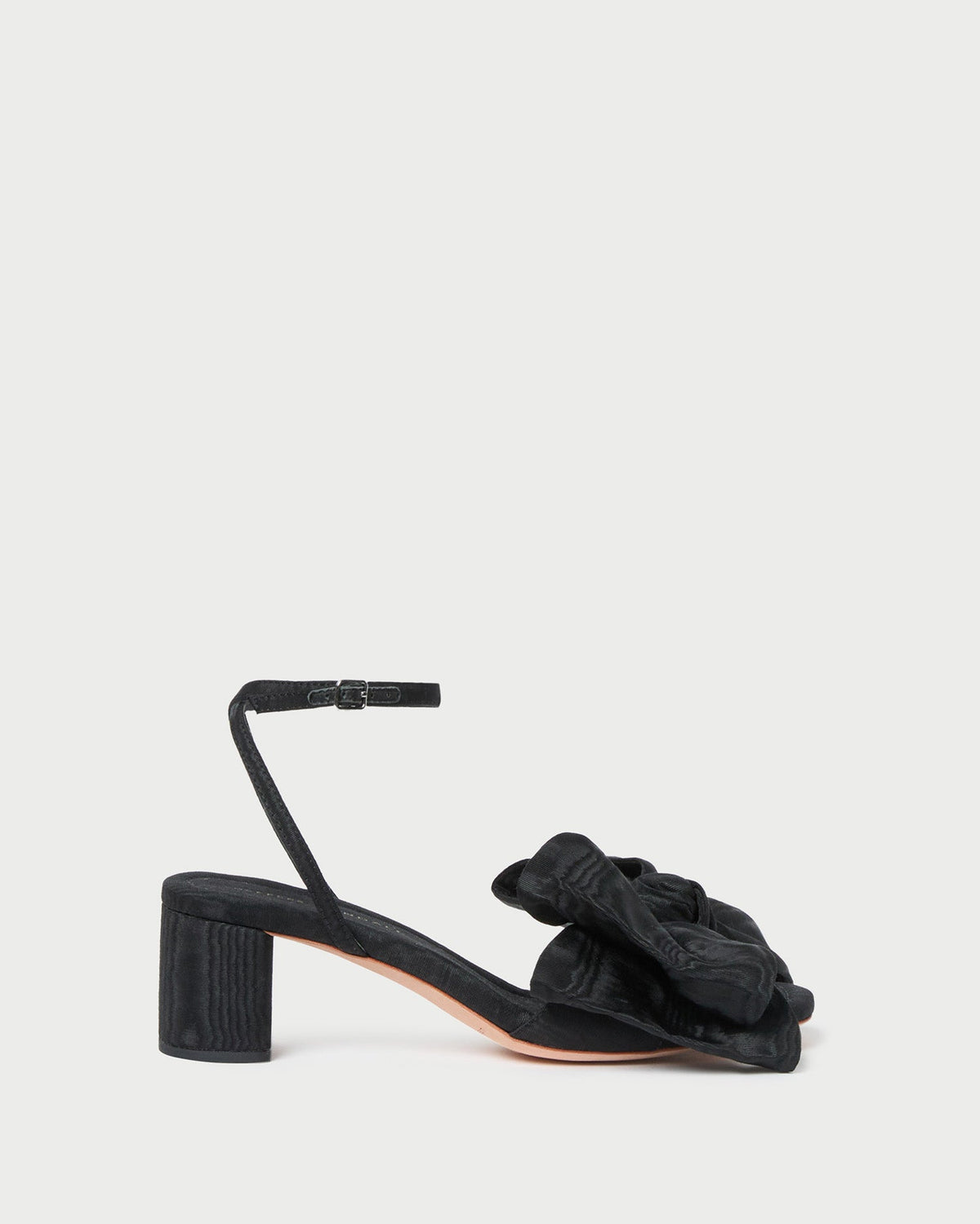 Loeffler Randall Featured - Carmen Black Moiré Bow Sandal