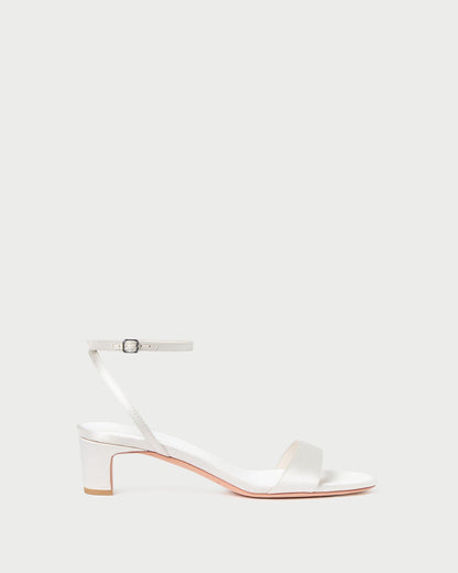 Loeffler Randall Essential - Alice Cream Satin Sandal