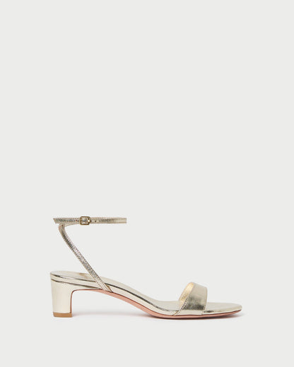 Loeffler Randall Hot Sale - Alice Champagne Leather Sandal