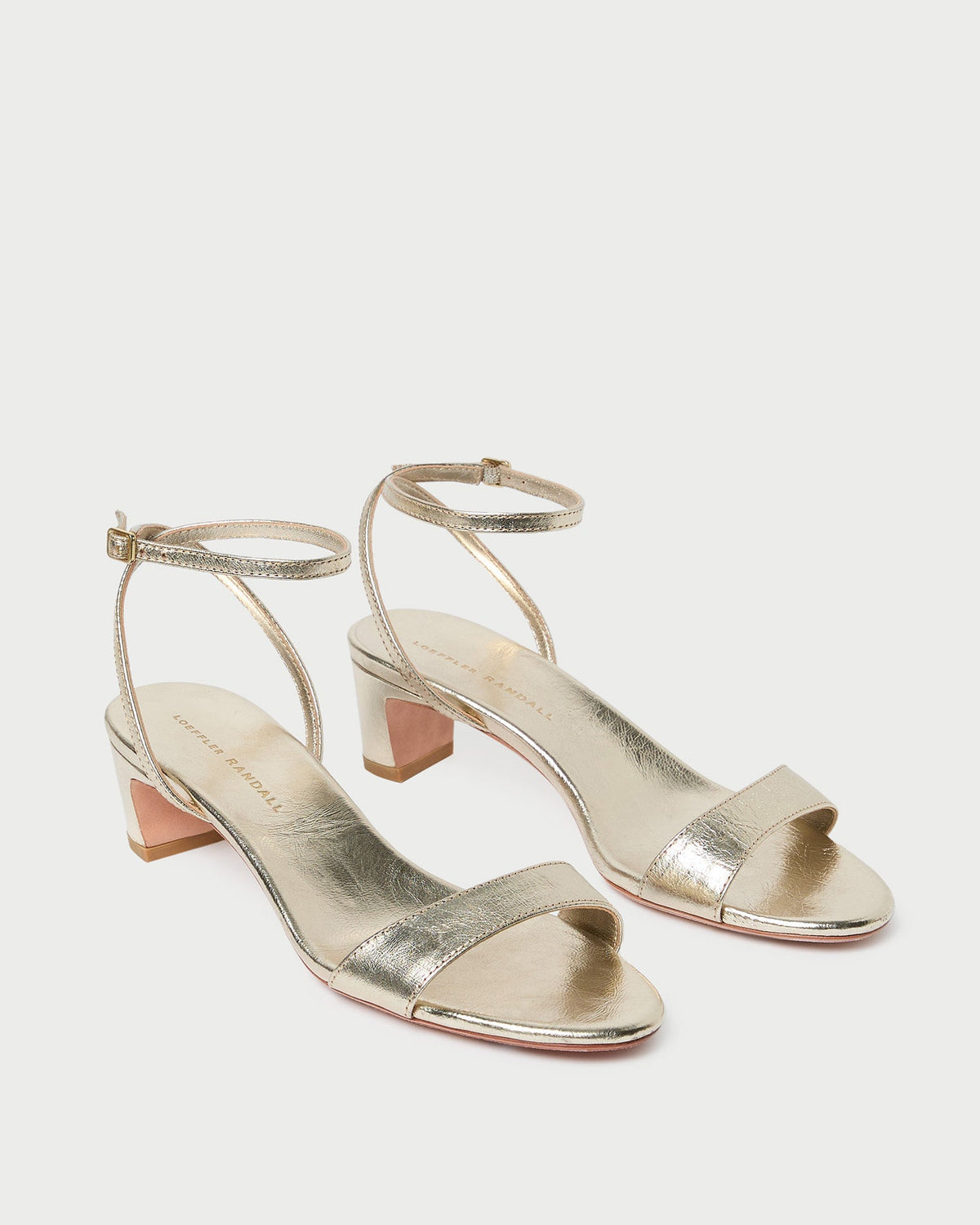 Loeffler Randall Hot Sale - Alice Champagne Leather Sandal