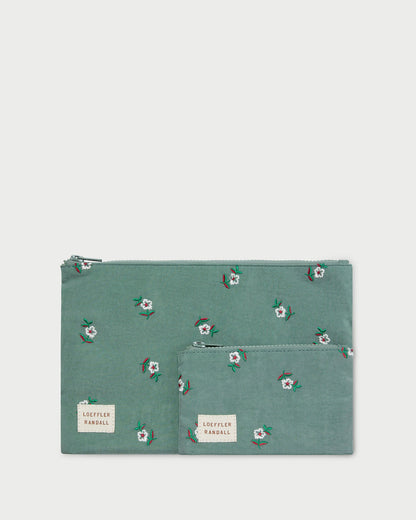 Loeffler Randall Latest - Tracy Sage Floral Pouch Set