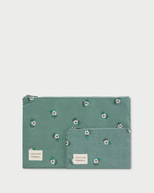Loeffler Randall Latest - Tracy Sage Floral Pouch Set