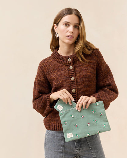 Loeffler Randall Latest - Tracy Sage Floral Pouch Set