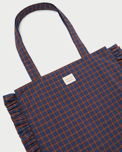 Loeffler Randall Deals - Justine Navy Ruffle Tote