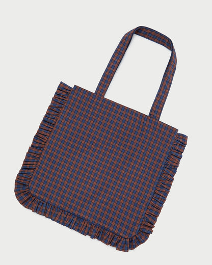 Loeffler Randall Deals - Justine Navy Ruffle Tote