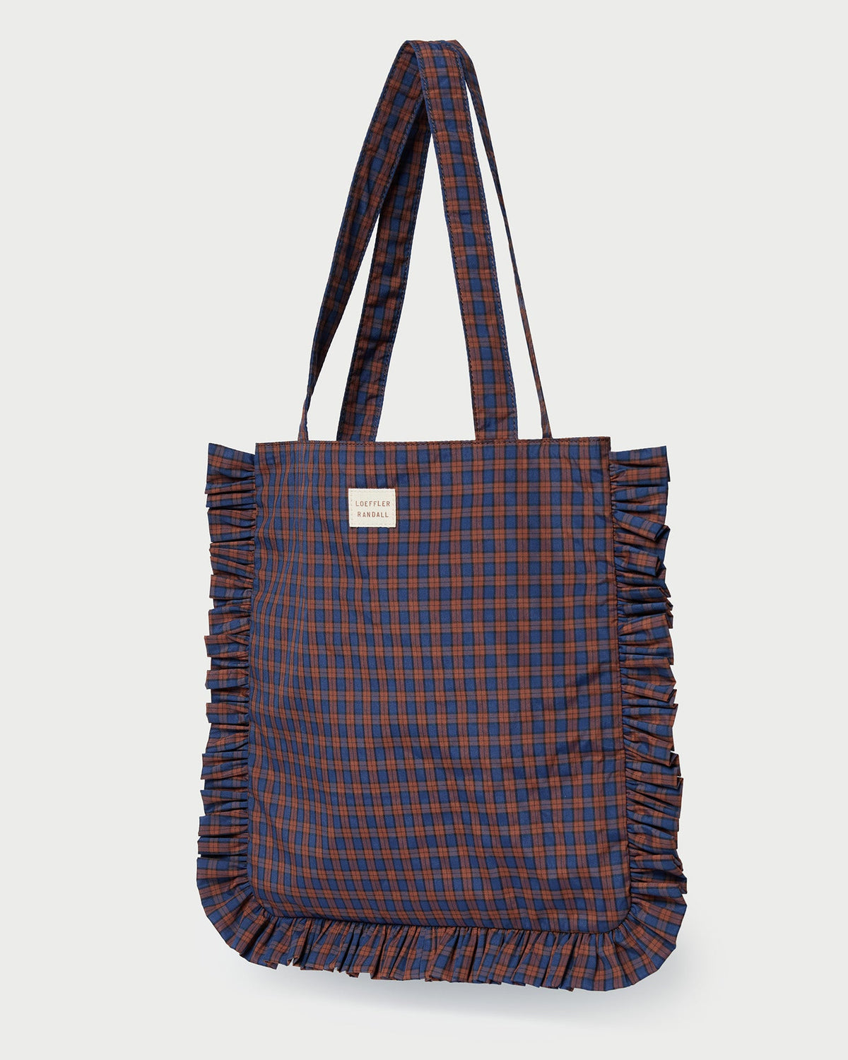 Loeffler Randall Deals - Justine Navy Ruffle Tote