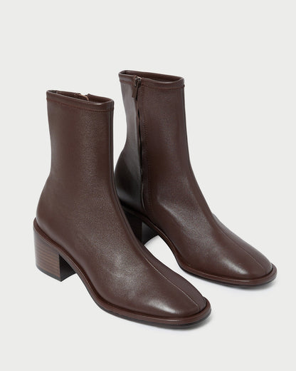 Loeffler Randall Premium - Roxy Espresso Leather Ankle Bootie