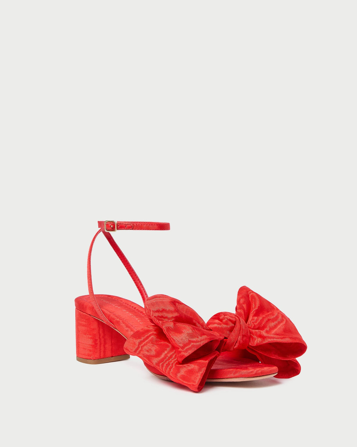 Loeffler Randall Everyday - Carmen Red Moiré Bow Sandal