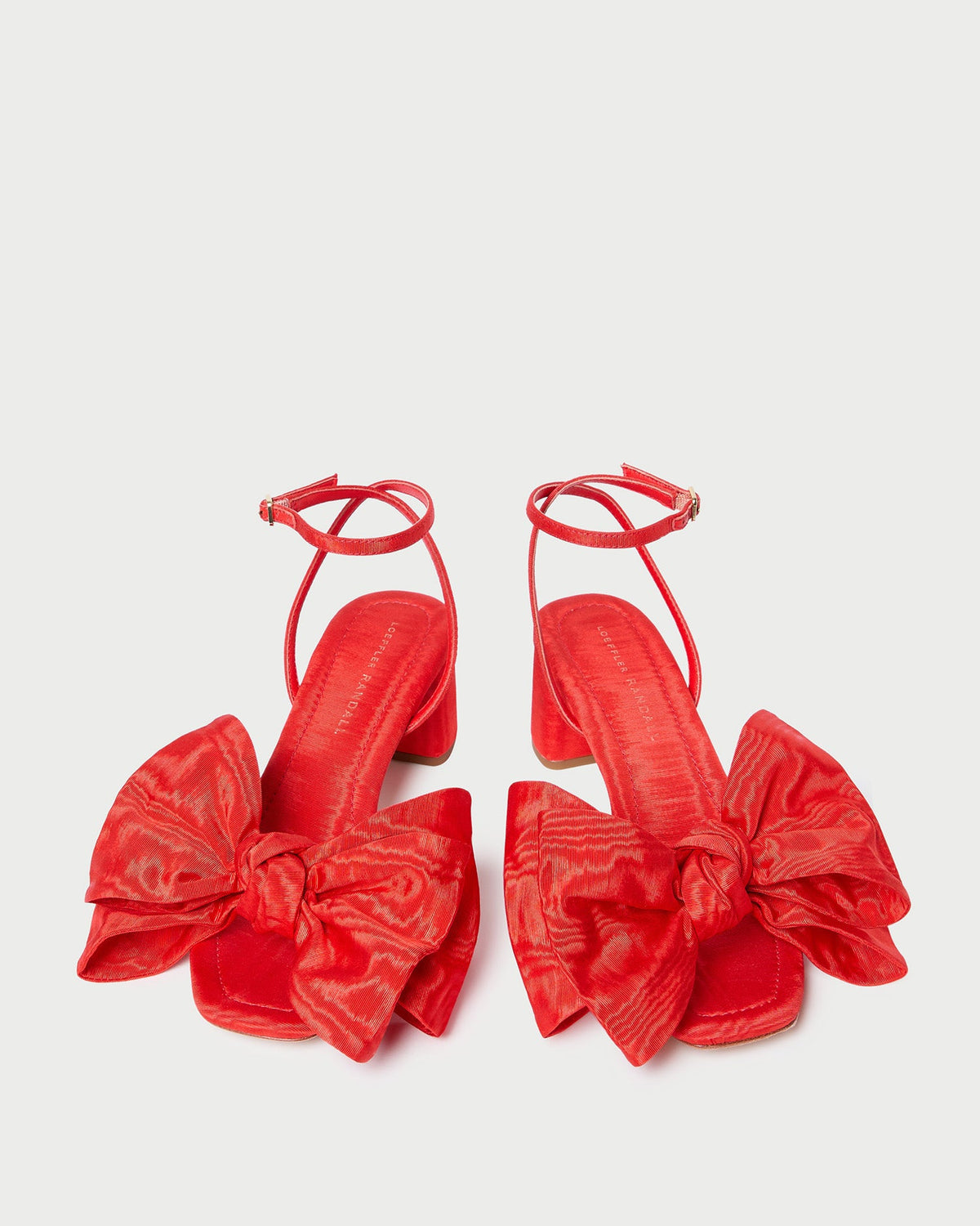 Loeffler Randall Everyday - Carmen Red Moiré Bow Sandal