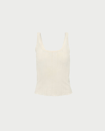 Loeffler Randall Trusted - Rylee Pointelle Tank Top