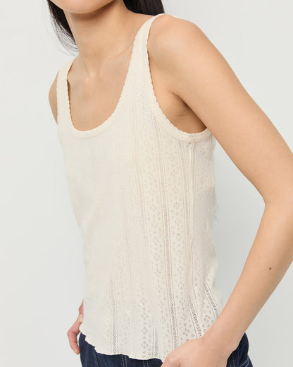 Loeffler Randall Trusted - Rylee Pointelle Tank Top
