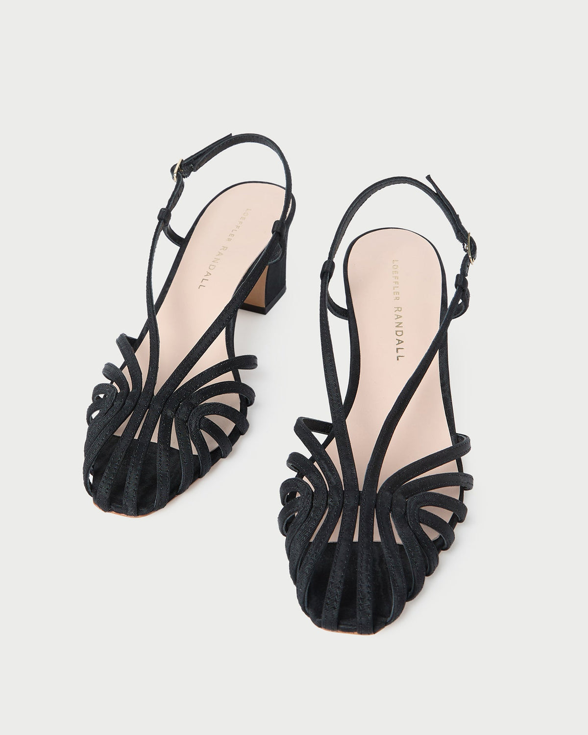 Loeffler Randall Popular - Priscilla Black Moiré Heeled Sandal