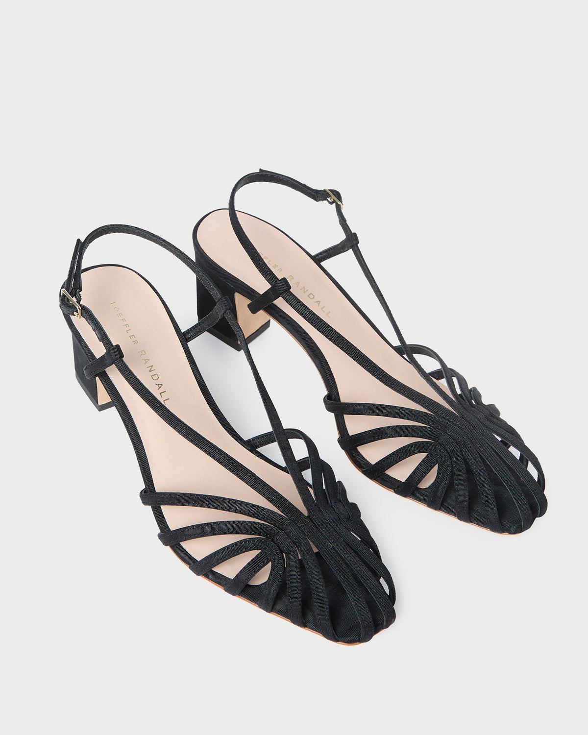 Loeffler Randall Popular - Priscilla Black Moiré Heeled Sandal