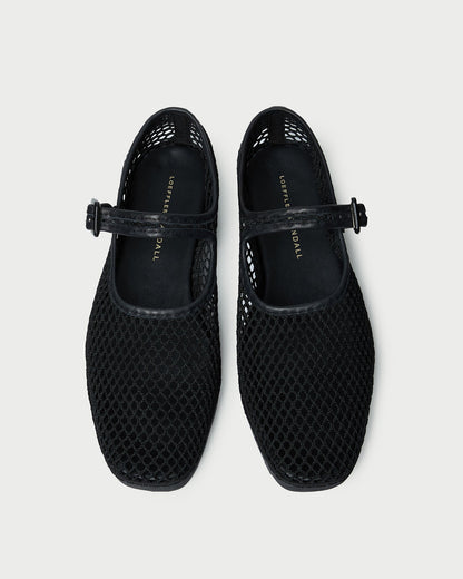 Loeffler Randall Everyday - Rita Black Netted Mary Jane
