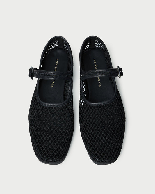 Loeffler Randall Everyday - Rita Black Netted Mary Jane