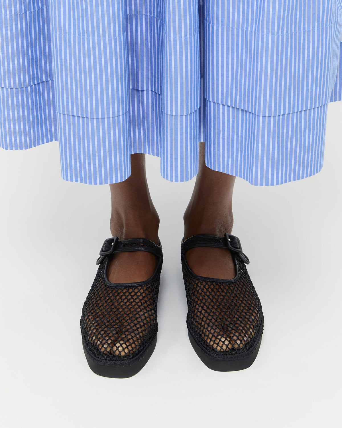 Loeffler Randall Everyday - Rita Black Netted Mary Jane