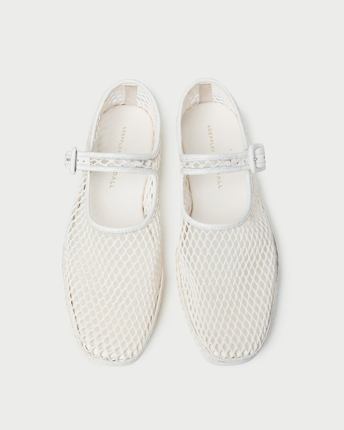 Loeffler Randall Exclusive - Rita White Netted Mary Jane