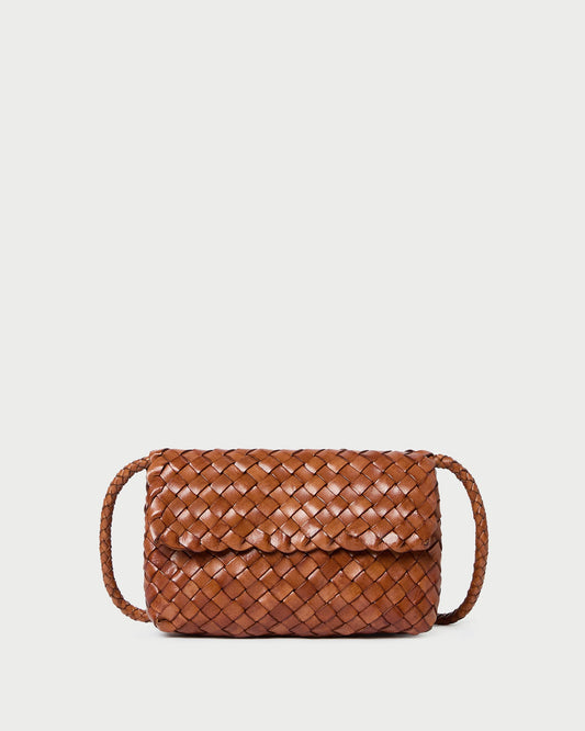 Loeffler Randall Quality - Vinnie Timber Woven Leather Crossbody