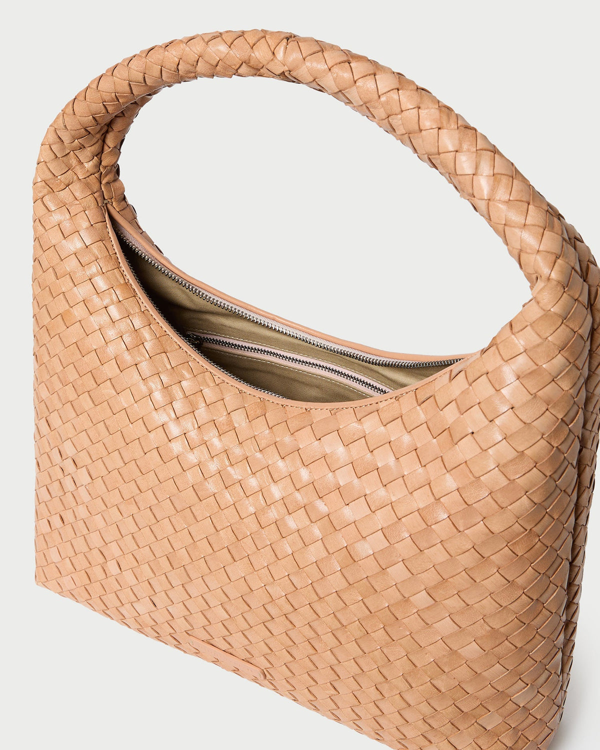 Loeffler Randall Trending - Willow Desert Sand Woven Hobo Bag
