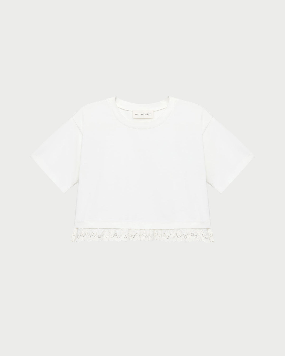 Loeffler Randall Discount - Junie Lace Trim Tee