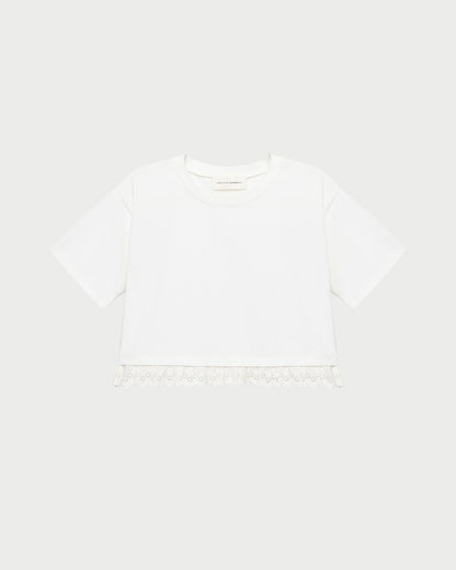 Loeffler Randall Discount - Junie Lace Trim Tee