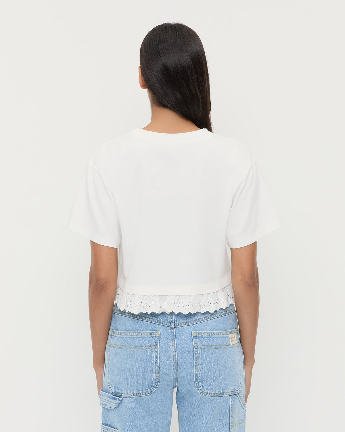 Loeffler Randall Discount - Junie Lace Trim Tee
