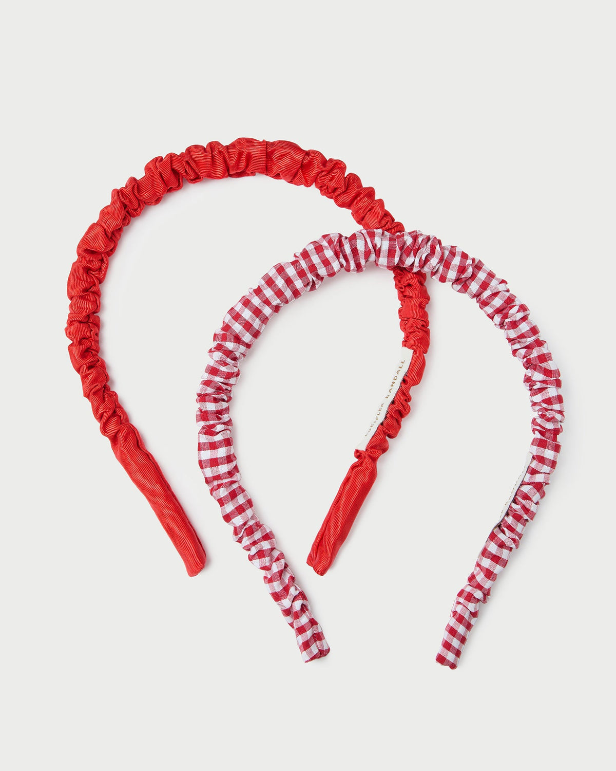 Loeffler Randall Quality - Sabine Red Gingham/Red Headband Set