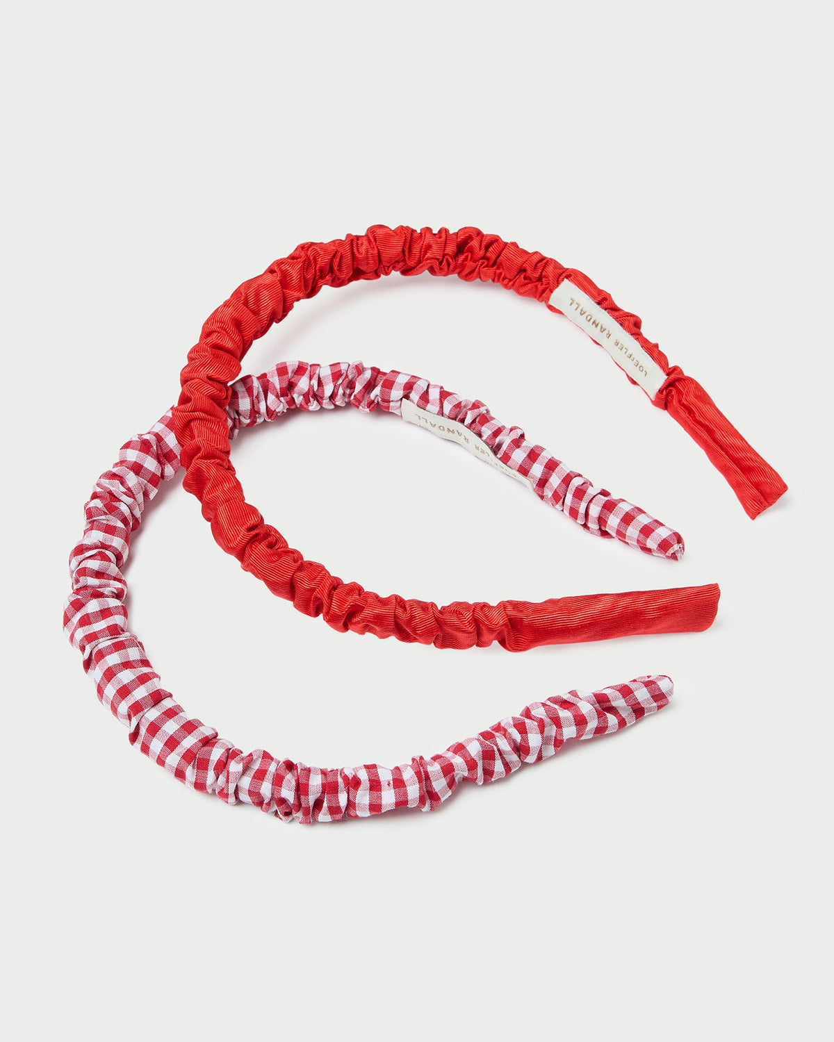 Loeffler Randall Quality - Sabine Red Gingham/Red Headband Set