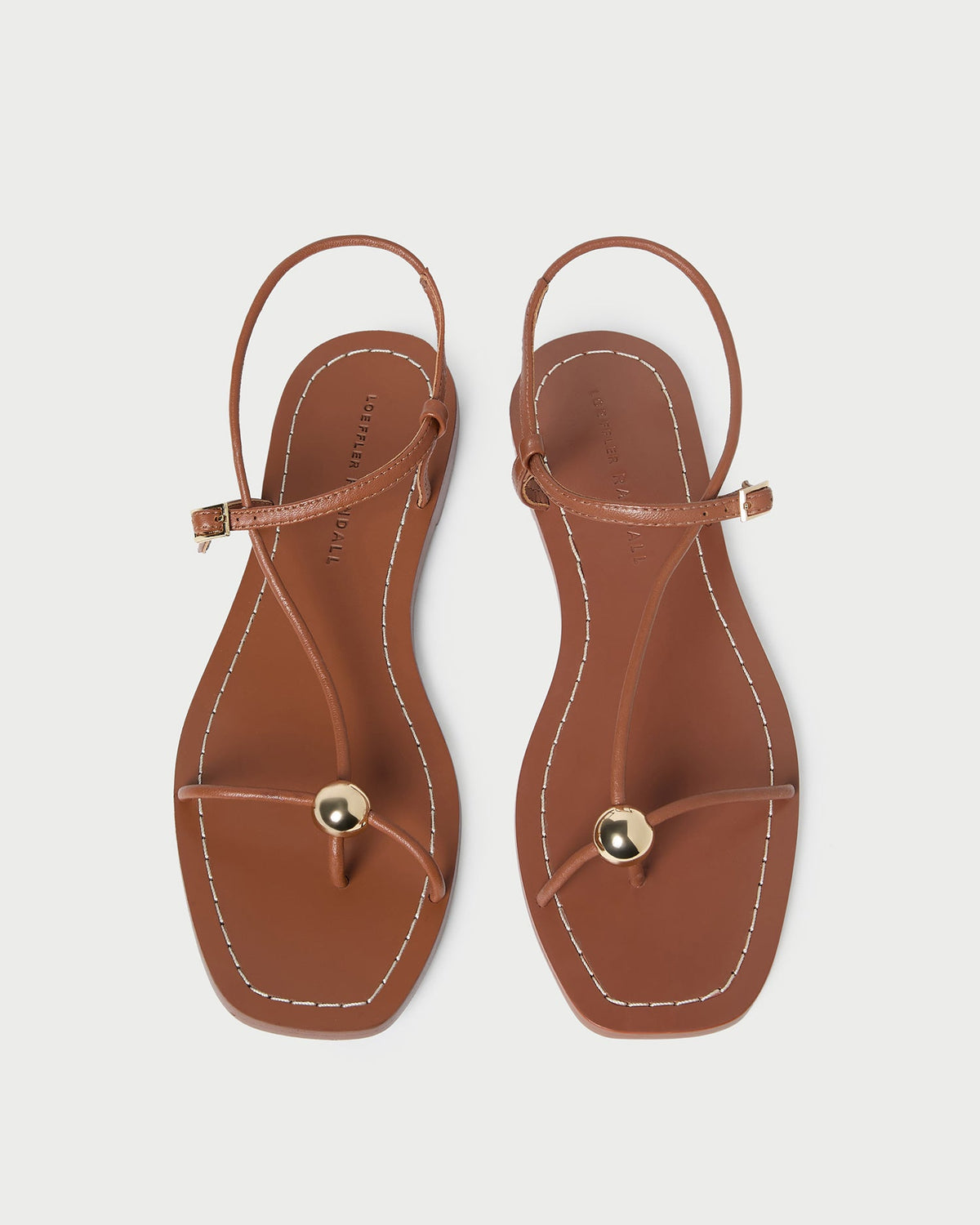 Loeffler Randall Deals - Lara Timber Leather Sandal