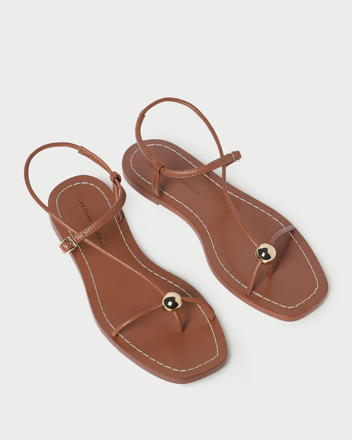Loeffler Randall Deals - Lara Timber Leather Sandal