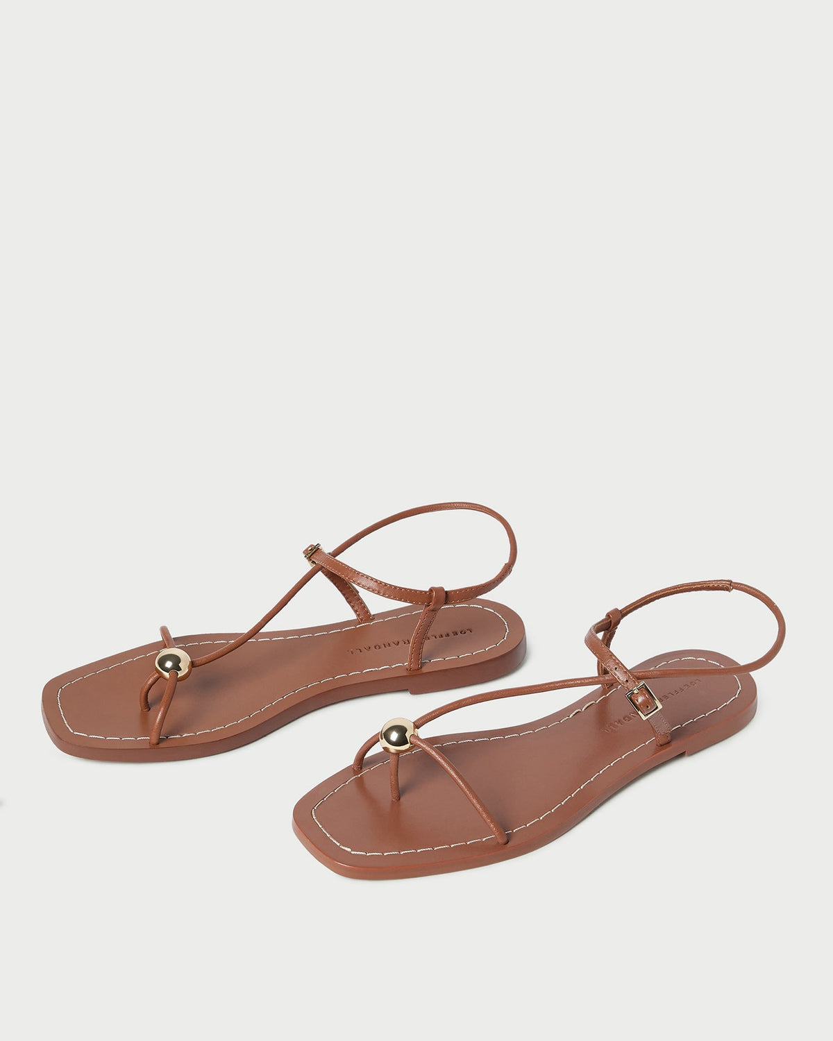Loeffler Randall Deals - Lara Timber Leather Sandal