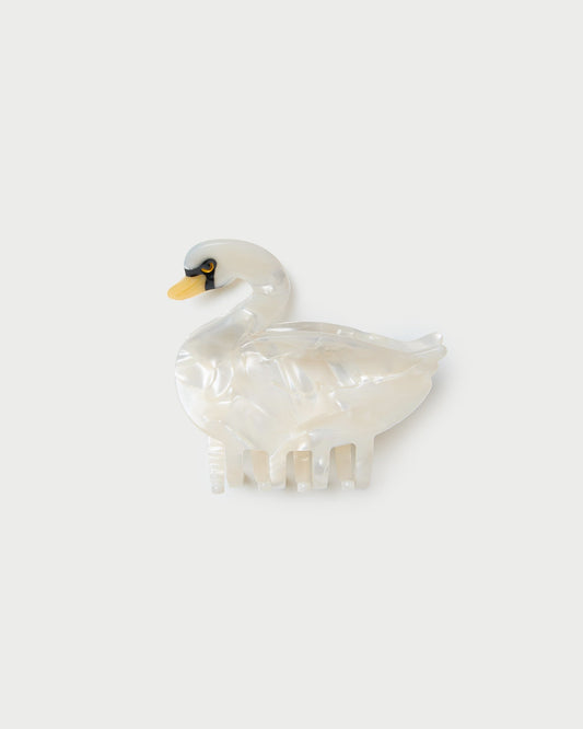 Loeffler Randall Featured - Swan Pearl Hairclip