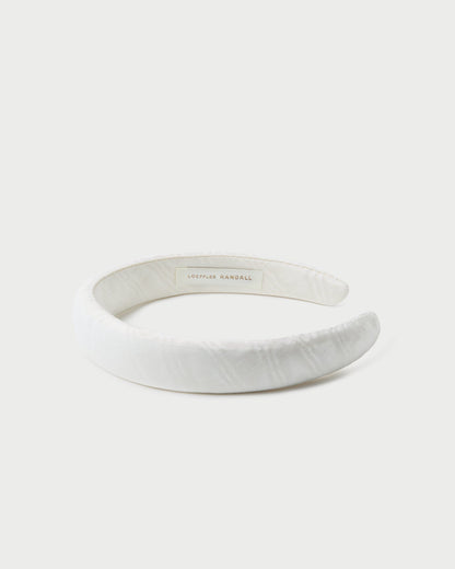 Loeffler Randall Trusted - Marina Cream Puffy Headband