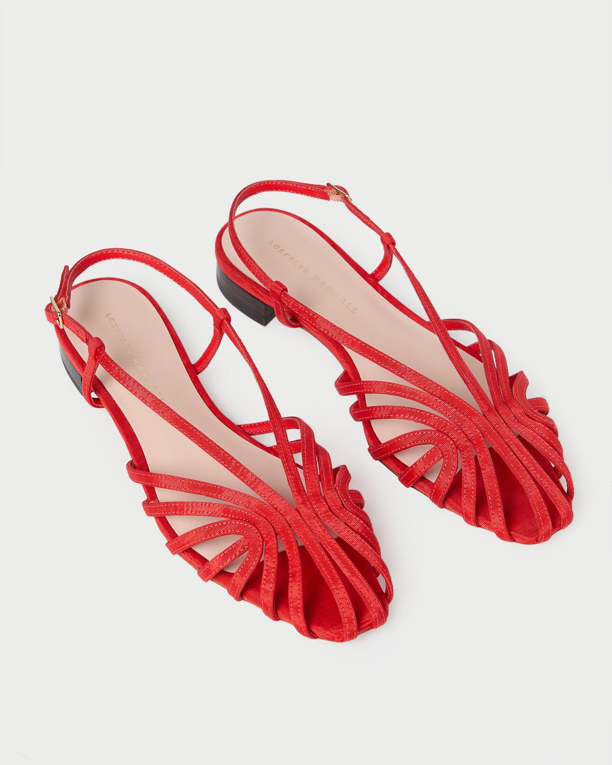 Loeffler Randall Great Value - Devon Red Moiré Slingback Sandal
