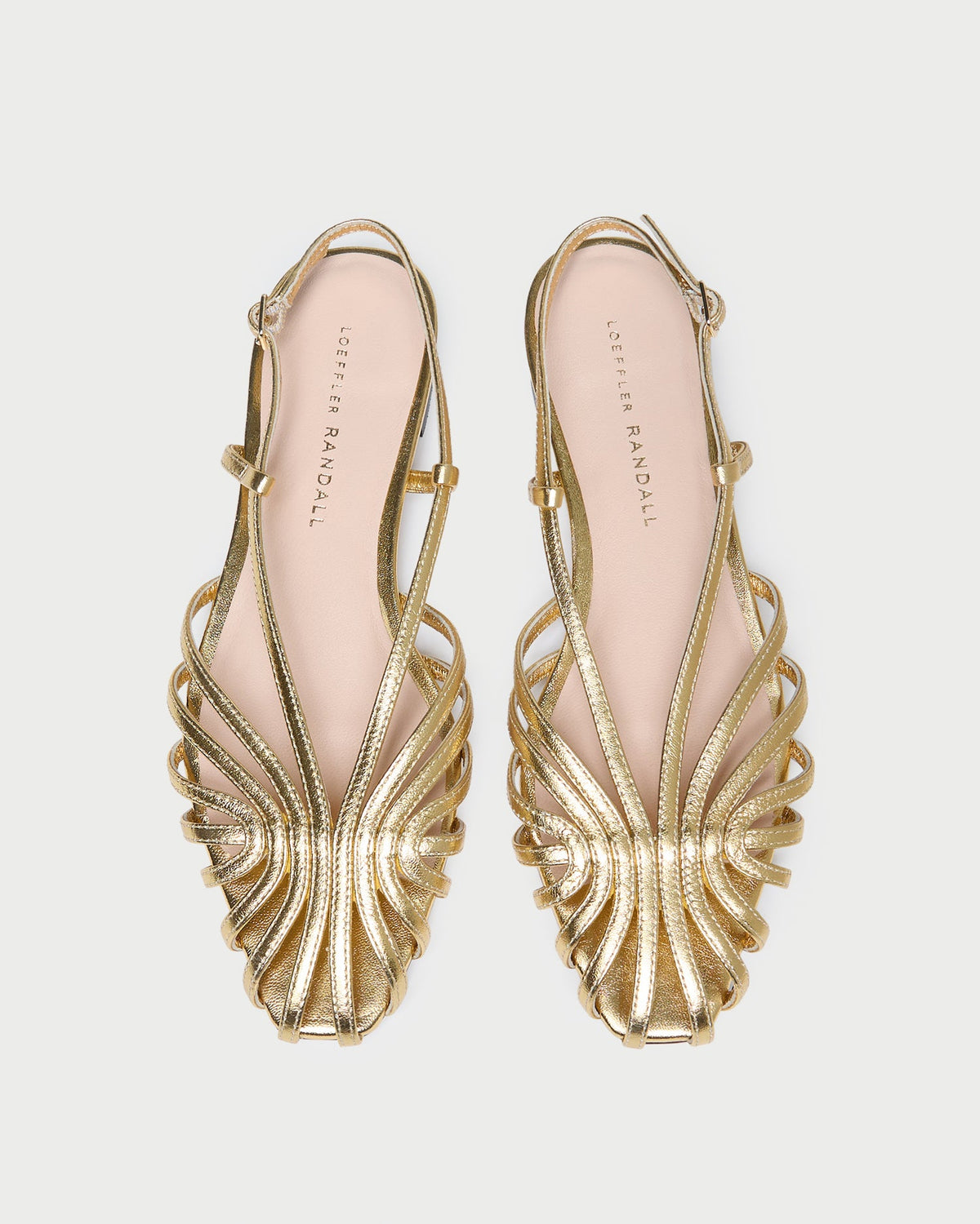 Loeffler Randall Essential - Devon Gold Slingback Sandal