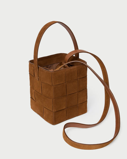 Loeffler Randall Classic - Laith Cacao Woven Bucket Bag