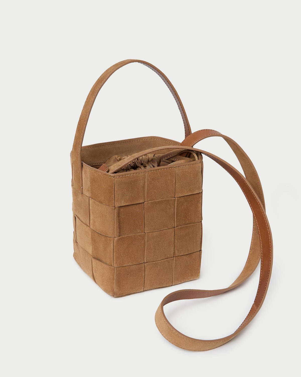 Loeffler Randall Best Price - Laith Toffee Suede Bucket Bag