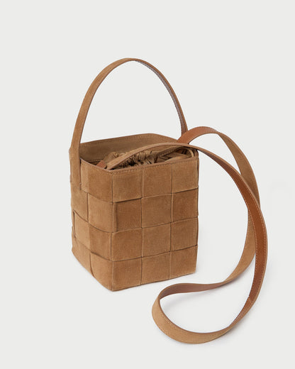 Loeffler Randall Best Price - Laith Toffee Suede Bucket Bag