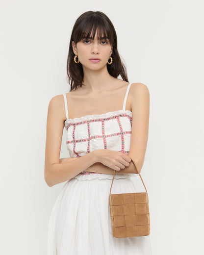 Loeffler Randall Best Price - Laith Toffee Suede Bucket Bag
