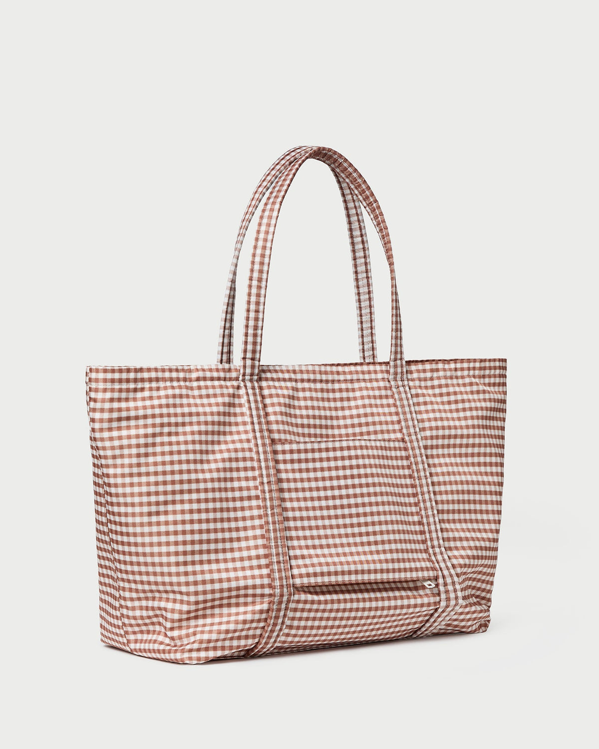 Loeffler Randall Signature - Dina Brown Gingham Travel Tote