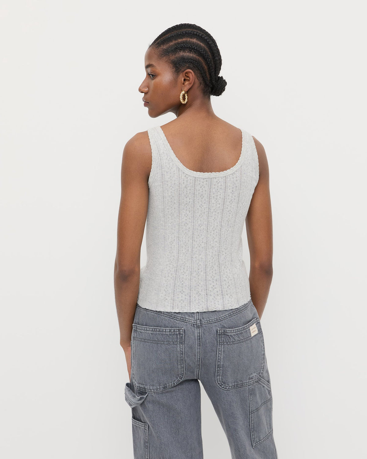 Loeffler Randall Trusted - Rylee Pointelle Tank Top