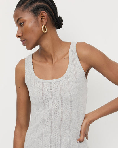 Loeffler Randall Trusted - Rylee Pointelle Tank Top