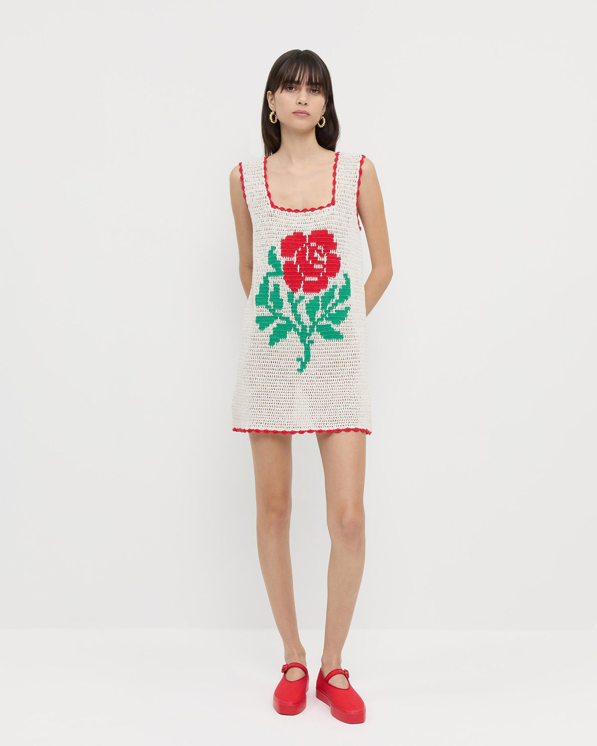 Loeffler Randall Hot Sale - Helena Crochet Dress