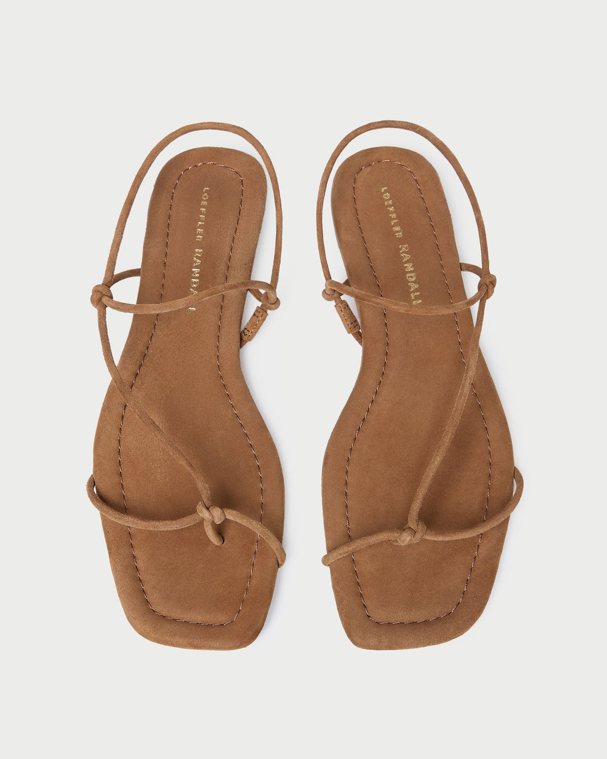 Loeffler Randall Best Seller - Eleanor Cacao Suede Strappy Sandal