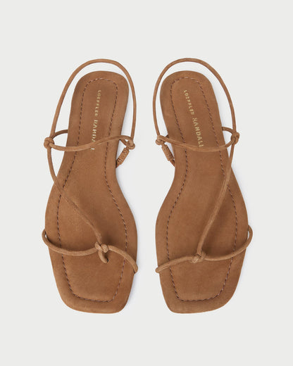 Loeffler Randall Best Seller - Eleanor Cacao Suede Strappy Sandal