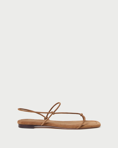 Loeffler Randall Best Seller - Eleanor Cacao Suede Strappy Sandal