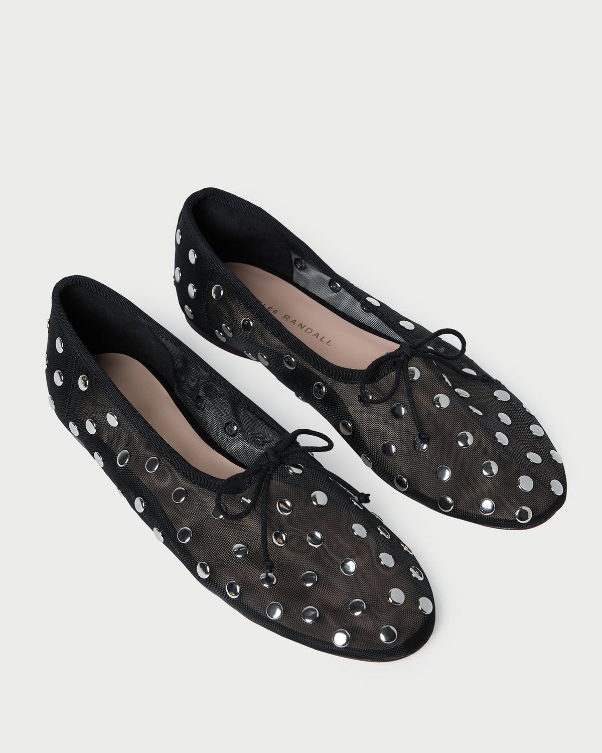 Loeffler Randall Popular - Landon Black/Silver Mesh Ballet Flat